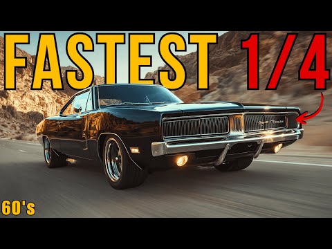 The 10 FASTEST 1960s Muscle Cars Over The Quarter Mile!