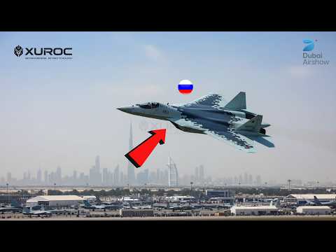 Shaking the World! Russia's Su-57 Puts on a Brutal Show at the Dubai Airshow!