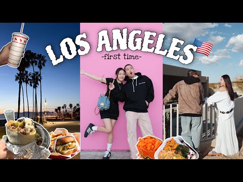 飛去美國LA大玩特玩!!￼🇺🇸｜超乎想像的充實行程😍｜去沙漠住超美Airbnb一晚🌵｜一切都太新鮮了！🥹｜￼狂吃美食🍔跟朋友打打鬧鬧🥺｜這回憶我忘不掉💭