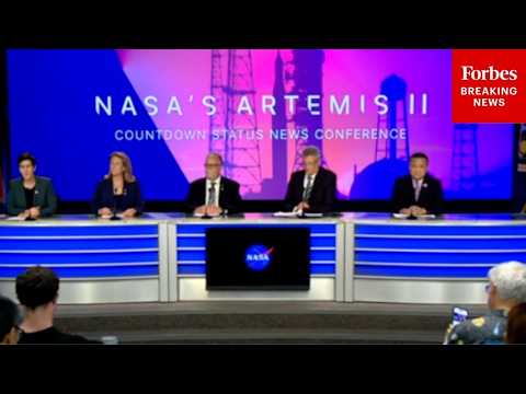 JUST IN: NASA Officials Hold Press Conference Before Launch Of Artemis II Moon Rocket