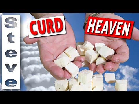 HOMEMADE SQUEAKY CHEESE CURDS - Perfect for Canadian Poutine