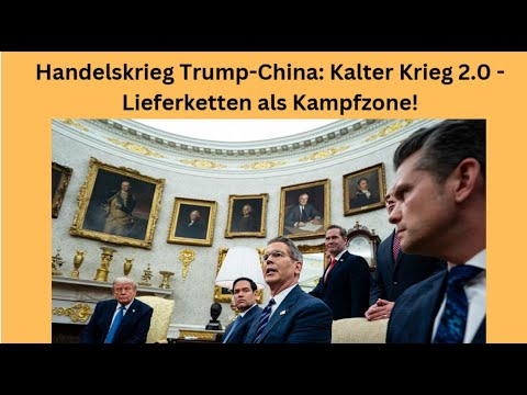 Handelskrieg Trump-China: Kalter Krieg 2.0 - Lieferketten als Kampfzone! Videoausblick