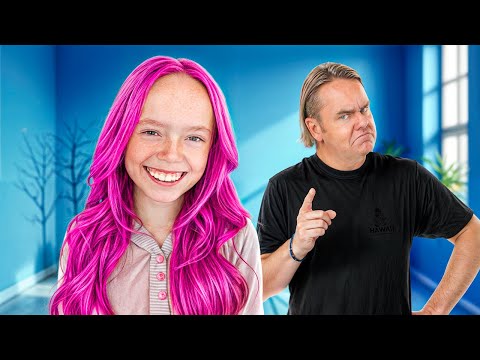 I SURPRISED My Dad With Pink Hair!