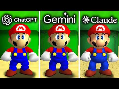 ChatGPT vs Gemini vs Claude Make Mario 64 From Scratch