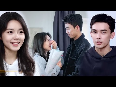 An interview you haven’t seen!When asked if they would fall in love over drama,both of them were shy