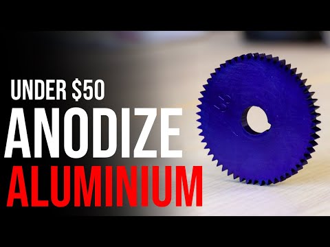 Anodizing Aluminium - No Sulphuric Acid and Less Than $50 To Do (Sodium Bi-Sulphate)