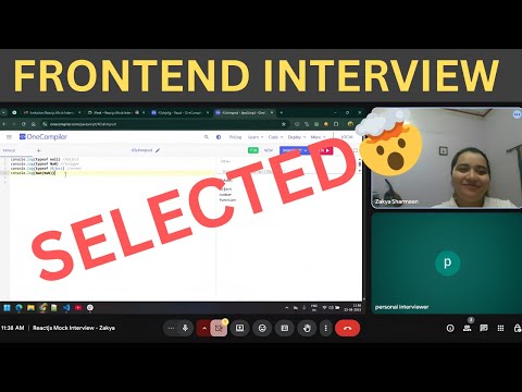 𝐑𝐞𝐚𝐜𝐭𝐉𝐒 𝐃𝐞𝐯𝐞𝐥𝐨𝐩𝐞𝐫 𝐢𝐧𝐭𝐞𝐫𝐯𝐢𝐞𝐰 𝐍𝐨-𝟗|𝐅𝐑𝐄𝐒𝐇𝐄𝐑'𝐒 𝐅𝐫𝐨𝐧𝐭 𝐄𝐧𝐝 𝐈𝐧𝐭𝐞𝐫𝐯𝐢𝐞𝐰 | 𝐉𝐚𝐯𝐚𝐬𝐜𝐫𝐢𝐩𝐭, 𝐇𝐓𝐌𝐋,𝐂𝐒𝐒