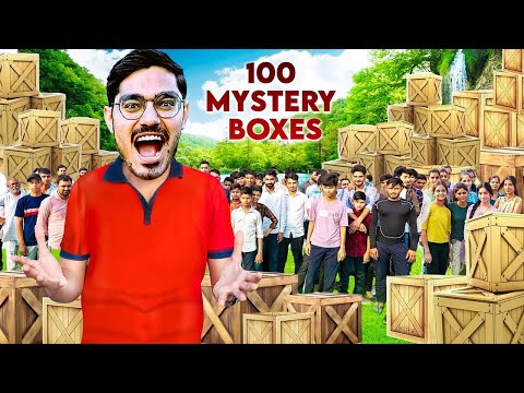 100 People Unbox 100 Mystery Boxes🔥   कई लोग मालामाल हो गए   Worth ₹500000