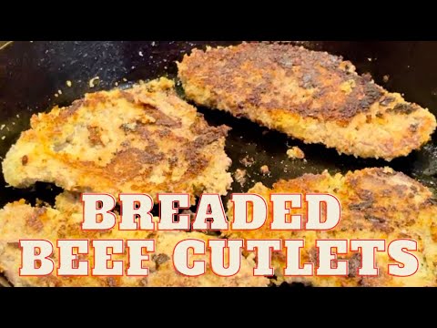 Breaded Beef Cutlets Served with Asparagus and Mashed Potatoes 🥩
