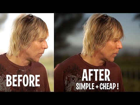 Crazy Way to Darken & Soften Bright Backgrounds Outdoors