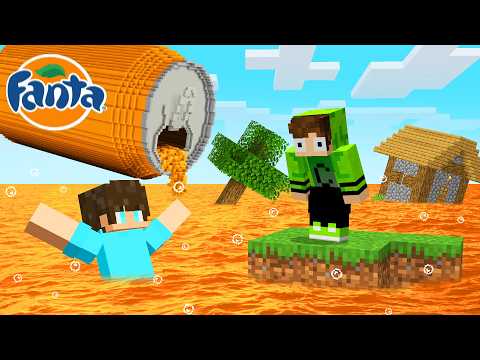 EVERY MINUTE the FANTA RISES HIGHER in Minecraft!