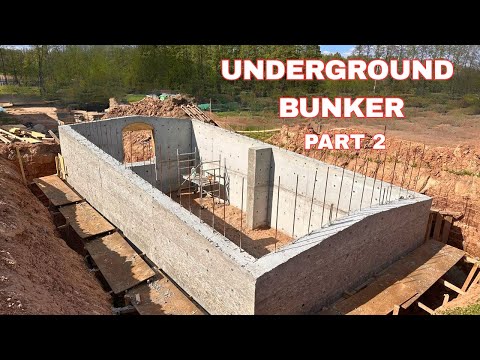 DIY Underground Bunker Build (Part 2) – Concrete Walls Finally Done!