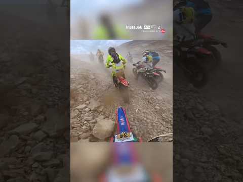 Erzberg start line through Felix Bähker’s eyes. Hold tight! 🎥 Shot on @insta360 Ace Pro 2