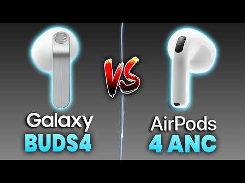 A CLEAR WINNER! Samsung Galaxy Buds4 vs AirPods 4 ANC