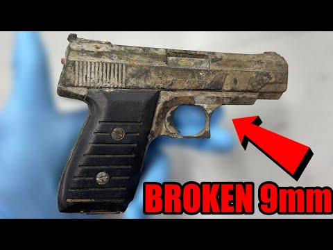 Restoring BROKEN 9MM PISTOL! Amazing Results!