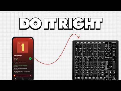 Connect a Phone or Laptop to a Mixer (The Right Way)