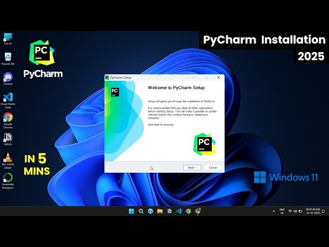 Install PyCharm on Windows 11/10 | Complete Python IDE Setup Tutorial (2025)