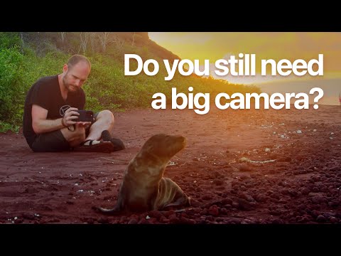 Do you still need a "real" camera? An iPhone in the Galapagos.