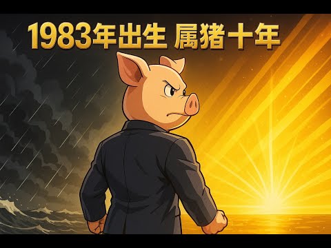 為什麼1983年出生的你前半生這麼累？命理師：你的「黃金十年」才正要開始！(2026-2033運勢全解析) #1983年屬豬, #屬豬運勢, #癸亥年, #中年危機, #轉運, #招財, #生肖運勢