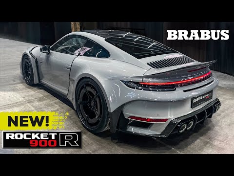 Brabus Unveiled the ULTIMATE 911 Turbo: The ROCKET 900 R!!