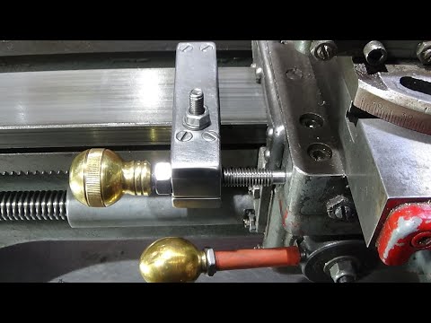 HOW TO MAKE AND USE A FULLY ADJUSTABLE CARRIAGE STOP FOR THE MYFORD ML7 LATHE
