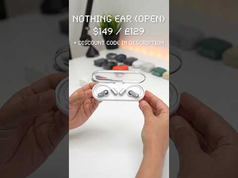Nothing Ear (Open) | Unboxing & First Impressions #review #tech #unboxing #shorts
