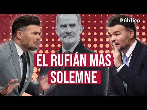 Del cara a cara con Mazón a las peleas con PP y Vox: las mejores intervenciones de Rufián en 2025