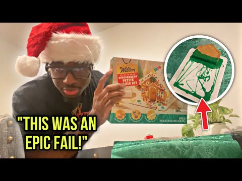 I Tried Making A Gingerbread House & Failed Miserably...