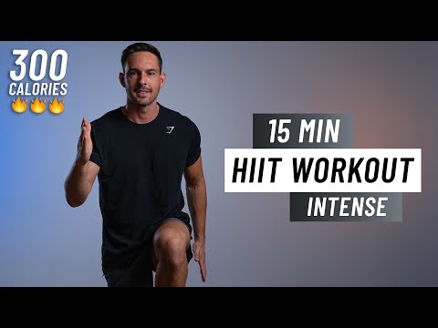 15 Min Intense HIIT Workout For Fat Burn & Cardio - ALL STANDING - No Equipment, No Repeats