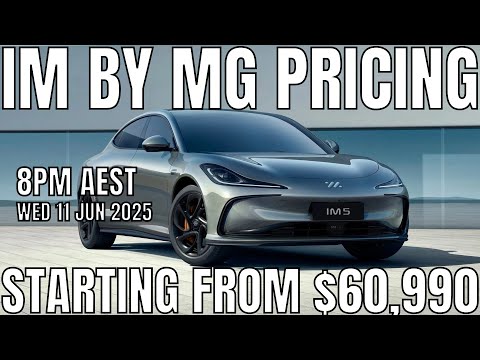 MG's IM5 & IM6 EVs Shock with $60,990 Starting Price in Australia