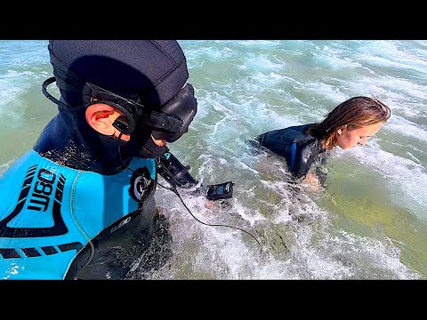 FATAL BITE Underwater Metal Detecting to (Hospital Coma)