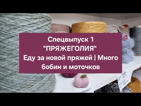 Спецвыпуск 1 "ПРЯЖЕГОЛИЯ" | Еду за новой пряжей | Много бобин и моточков