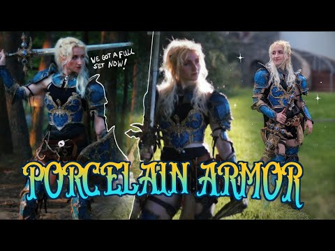 I MADE "PORCELAIN" ARMOR ⚔️✨ (cause I'm GREEDY & need to complete the look)