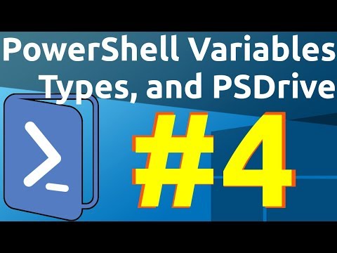 Windows PowerShell [04] Variables, Types & PSDrives