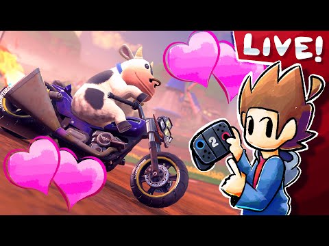 A Cow-Type Mario Kart World Launch Stream!