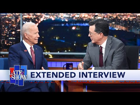 Full Extended Interview: Joe Biden Talks To Stephen Colbert