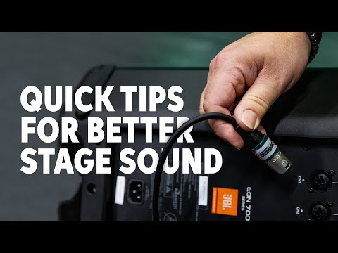 How to Set Up Stage Monitors
