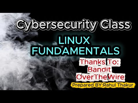 Cybersecurity Linux Fundamentals Bandit (OverTheWire) Part1 class 11