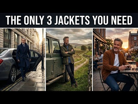 The 3 Essential Jackets Every Man Over 50 Needs NOW | Old Money Outfits