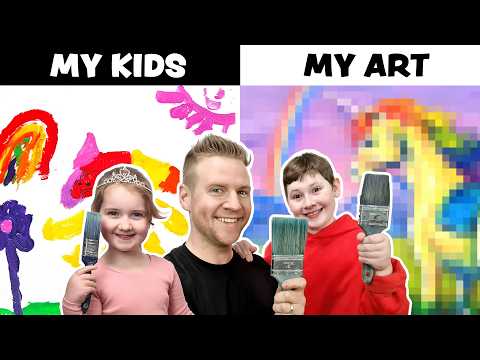I Repainted my Children's Art!