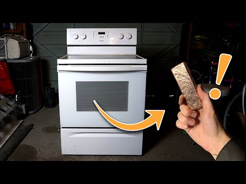 Scrapping a Stove for Copper and Pouring an Ingot! How Much?