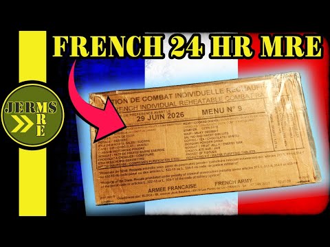 Best In The World?? 2023 French RCIR 24 Hr. Combat Ration Menu 9 Cassoulet MRE Review