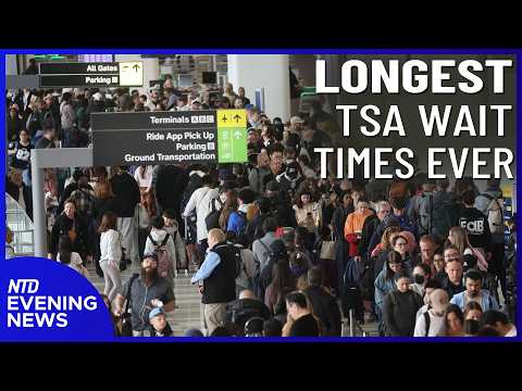 Record-long TSA Wait Times; Meta, Google Found Liable in Addiction Case | NTD Evening News (Mar. 25)