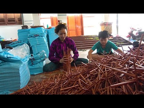 A 50-Year-Old Chopstick Factory! Vietnamese Workers Produce 1,000 Pieces a Day