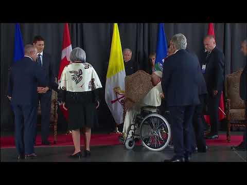 LIVE: Pope Francis arrives in Canada