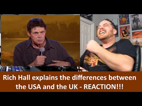 American Reacts RICH HALL US vs UK REACTION