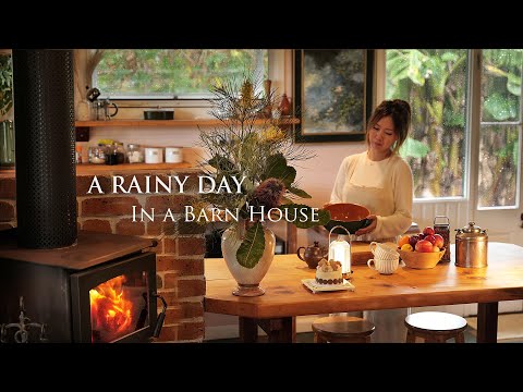 Cozy Rainy Day at the Barn House | Relaxing Slow Living & Comfort Food in the Countryside
