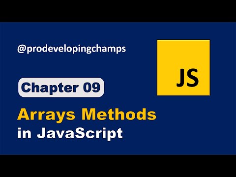 JavaScript Array Methods | JavaScript Full Course | #9