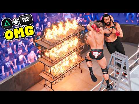 Hitting a Rock Bottom in EVERY WWE 2K Game!