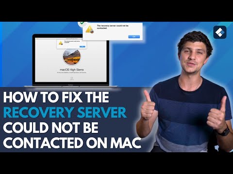 How to Fix The Recovery Server Could Not Be Contacted on Mac